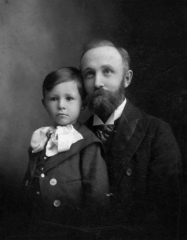 James Donaldson Parker with son Hugh Parker